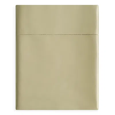 Sferra Giotto Fitted Sheet, Full In Dark Khaki