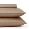 Sferra Queen Classic Sateen 590 Thread Count Fitted Sheet In Dark Khaki