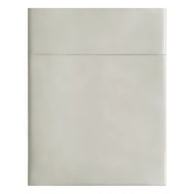 Sferra Giotto Flat Sheet, Full/queen In Gray