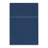 Sferra Giotto Flat Sheet, Full/queen In Navy