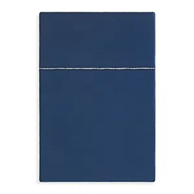 Sferra Giotto Flat Sheet, Full/queen In Navy