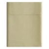 Sferra Giotto Flat Sheet, King In Dark Khaki