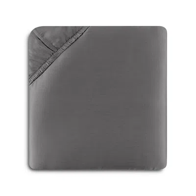 Sferra Giotto Flat Sheet, King In Titanium