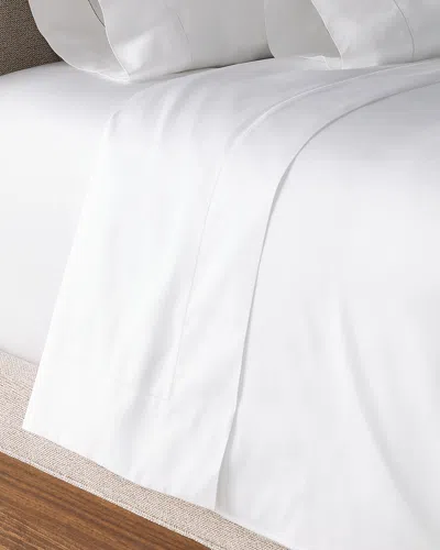 Sferra Giotto Full/queen Sateen Flat Sheet In Honey