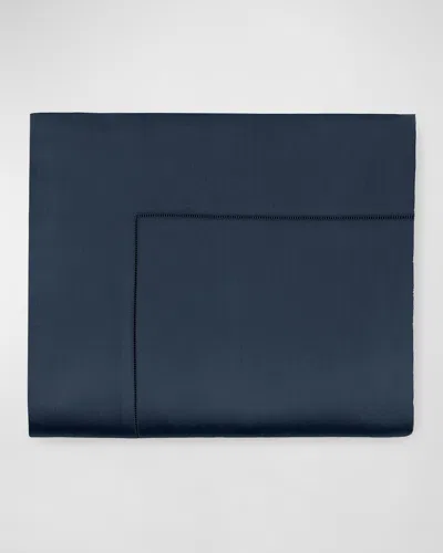 Sferra Giotto King Flat Sheet In Blue