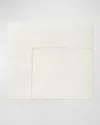 Sferra Giotto King Sateen Flat Sheet In Grey