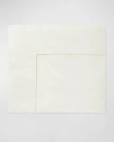 Sferra Giotto King Sateen Flat Sheet In Grey