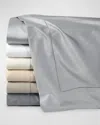 Sferra Giotto Queen Classic Sateen Fitted Sheet In Dark Khaki
