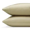 Sferra Giotto Standard Pillowcase, Pair In Dark Khaki