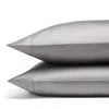 Sferra Giotto Standard Pillowcase, Pair In Titanium