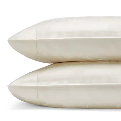 Sferra Giza 45 Jacquard King Pillowcase, Pair In Ivory