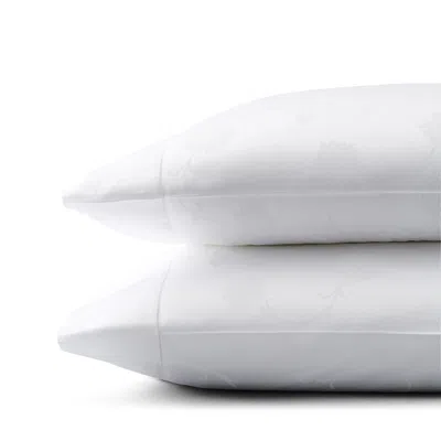Sferra Giza 45 Jacquard Standard Pillowcase, Pair In White