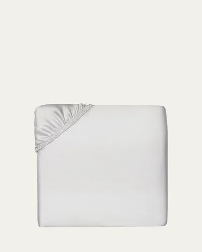 Sferra Giza 45 King Sateen Fitted Sheet In White