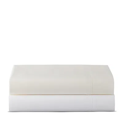 Sferra Giza 45 Percale Fitted Sheet, Queen In White