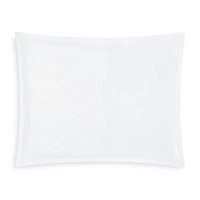 Sferra Giza 45 Quatrefoil King Sham In White
