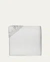 Sferra Giza 45 Queen Sateen Fitted Sheet In White