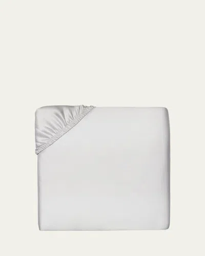 Sferra Giza 45 Queen Sateen Fitted Sheet In White