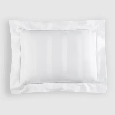 Sferra Giza 45 Stripe Boudoir Sham In White