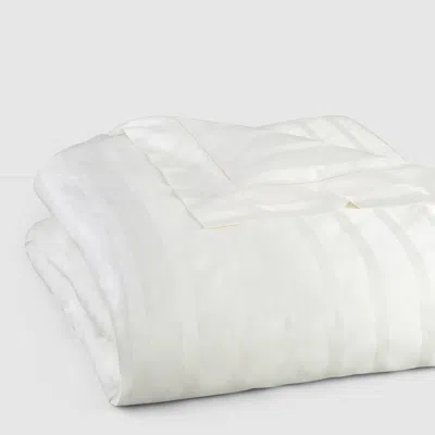 Sferra Giza 45 Stripe Duvet Cover, Queen In Ivory