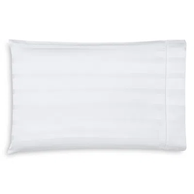 Sferra Giza 45 Stripe Standard Pillowcase, Pair In White