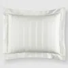 Sferra Giza 45 Stripe Standard Sham In Ivory