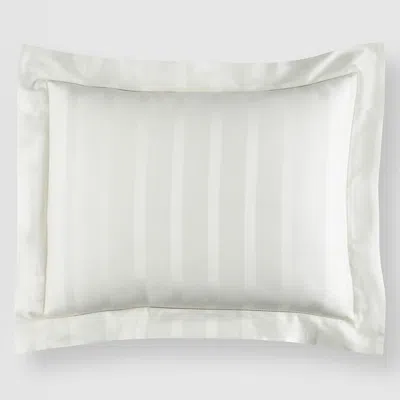 Sferra Giza 45 Stripe Standard Sham In Ivory