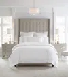Sferra Giza 45 Super King Flat Sheet In White