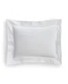 Sferra Grand Hotel Cotton Boudoir Sham, 12" X 16" In White,white