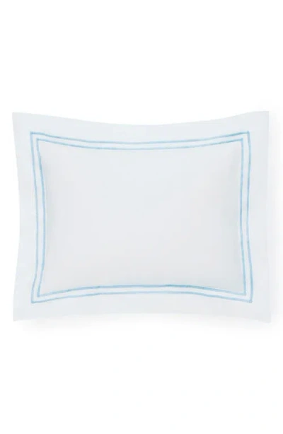 Sferra Grande Hotel Boudoir Sham In White/blue