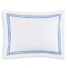Sferra Grande Hotel Boudoir Sham In White/cornflower