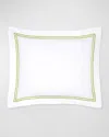 Sferra Grande Hotel Standard Sham In White/fern