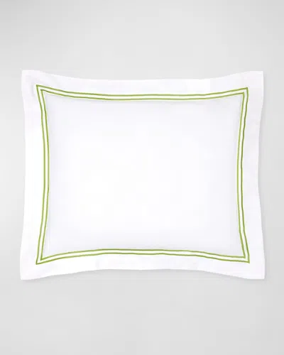 Sferra Grande Hotel Boudoir Sham In White/fern