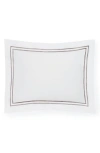 Sferra Grande Hotel Boudoir Sham In White/grey