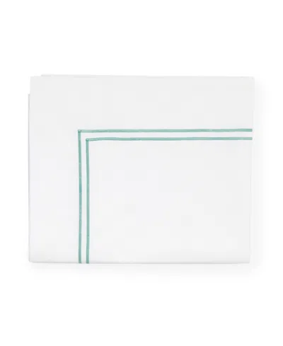 Sferra Grande Hotel Cotton Flat Sheet, Queen In White