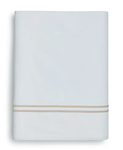 Sferra Grande Hotel Cotton Flat Sheet, Queen In Blue