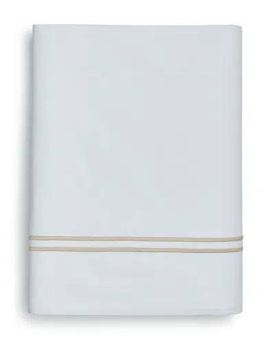 Sferra Grande Hotel Cotton Flat Sheet, Twin In Blue