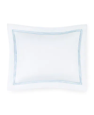 Sferra Grande Hotel Cotton Sham, Standard In Blue