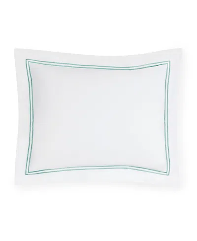 Sferra Grande Hotel Cotton Sham, Standard In Green