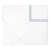 Sferra Grande Hotel Duvet Cover In White/ocean