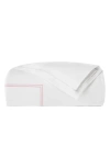 Sferra Grande Hotel Duvet Cover In White/pink