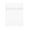 Sferra Grande Hotel Flat Sheet, Full/queen In White/aqua