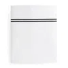Sferra Grande Hotel Flat Sheet, King In White Black