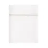 Sferra Grande Hotel Flat Sheet, King In White/taupe