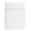 Sferra Grande Hotel Flat Sheet, Twin In White/blue