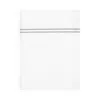 Sferra Grande Hotel Flat Sheet, Twin In White/silver