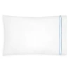 Sferra Grande Hotel King Pillowcase, Pair In White/ocean
