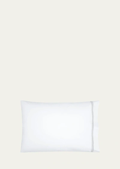 Sferra Grande Hotel King Pillowcase Set In White/silver