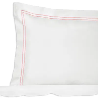 Sferra Grande Hotel King Sham In White/pink