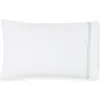 Sferra Grande Hotel King Pillowcase, Pair In White/aqua