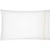 Sferra Two King 200 Thread-count Resort Pillowcases In White/banana